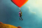 A Love That Carries Us Away - Original SOLD by artist David Renshaw - Wyecliffe Galleries