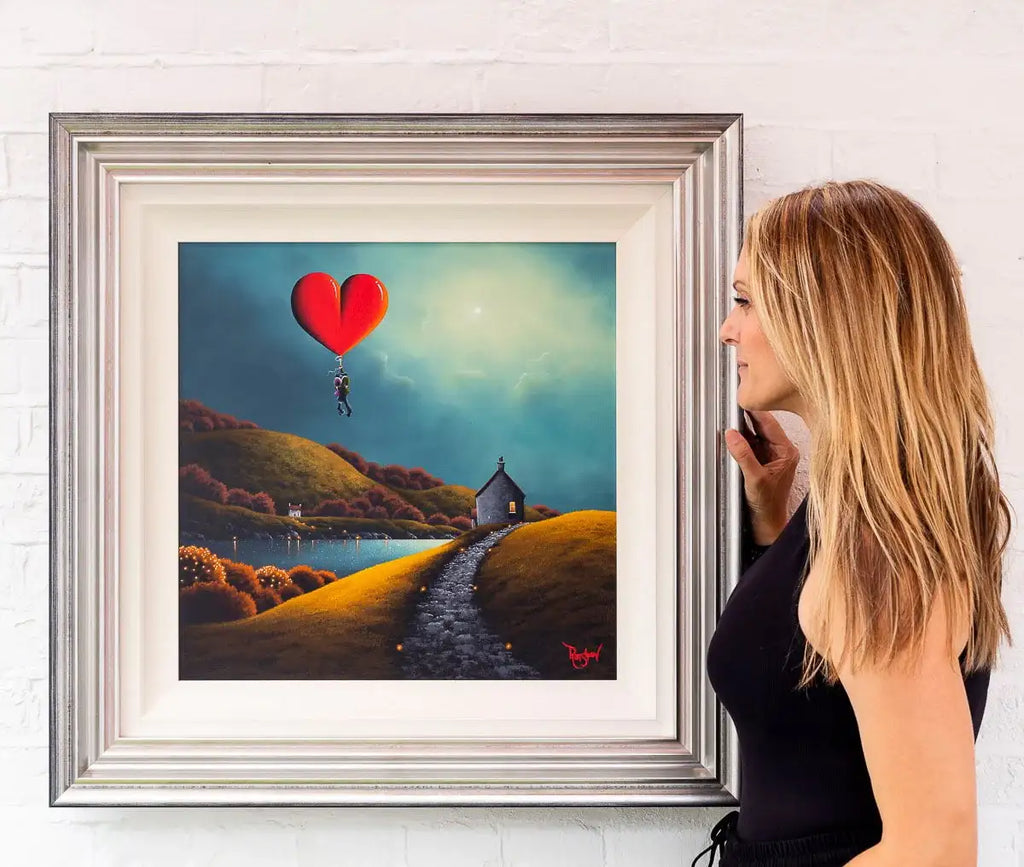 A Love That Carries Us Away - Original SOLD by artist David Renshaw - Wyecliffe Galleries