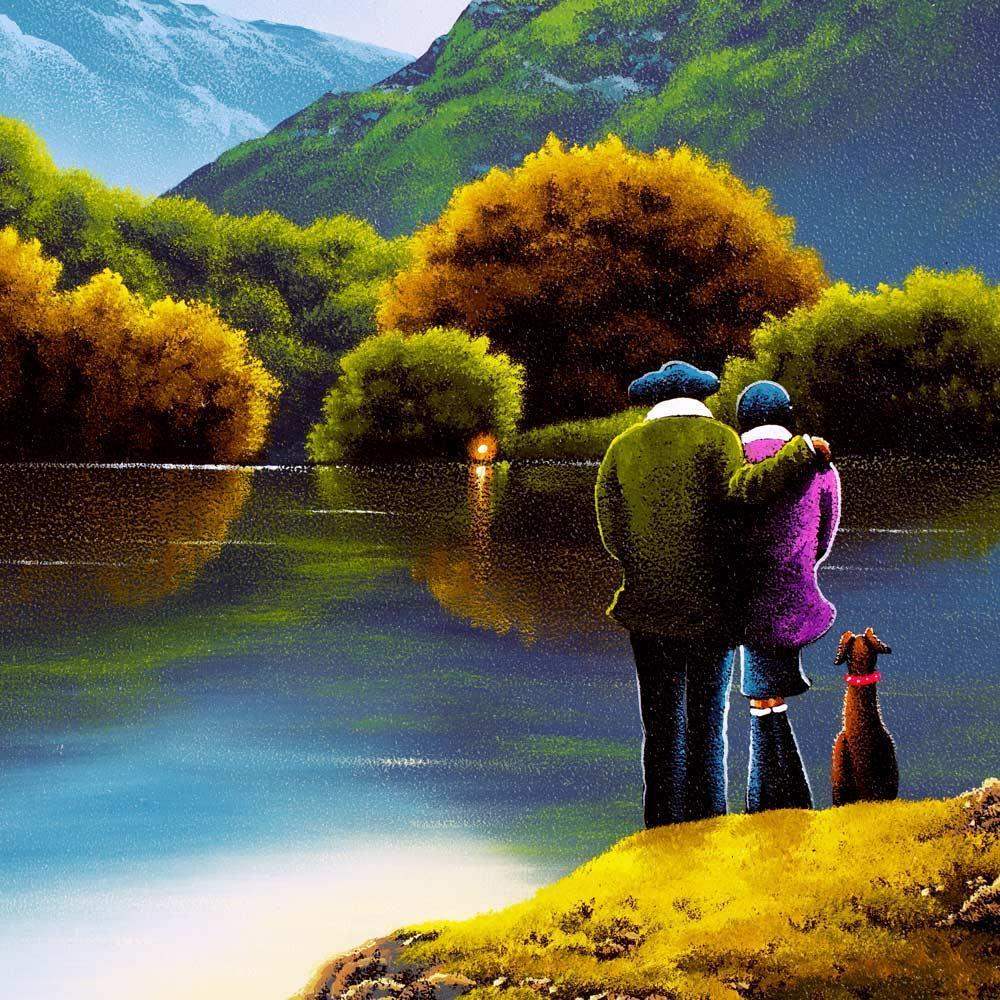 A Love That Flies - Original - SOLD by artist David Renshaw - Wyecliffe Galleries