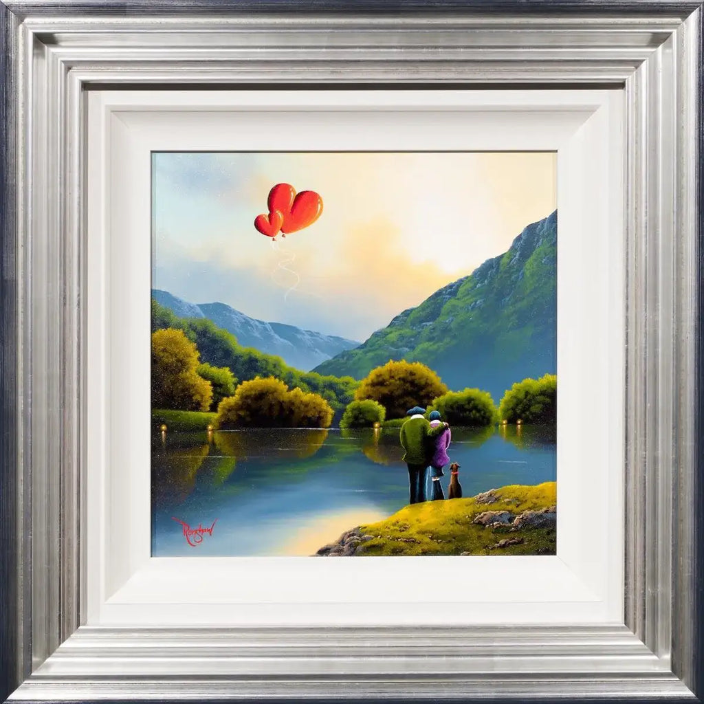 A Love That Flies - Original - SOLD by artist David Renshaw - Wyecliffe Galleries