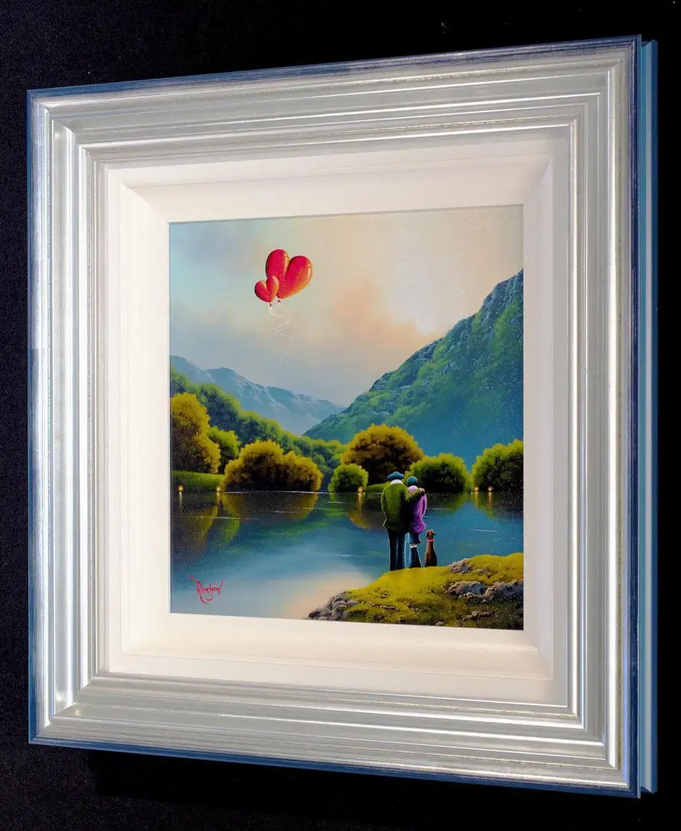 A Love That Flies - Original - SOLD by artist David Renshaw - Wyecliffe Galleries