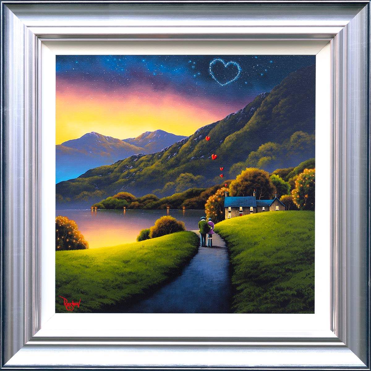 A Love That's Written in the Stars - Edition - SOLD by artist David Renshaw - Wyecliffe Galleries