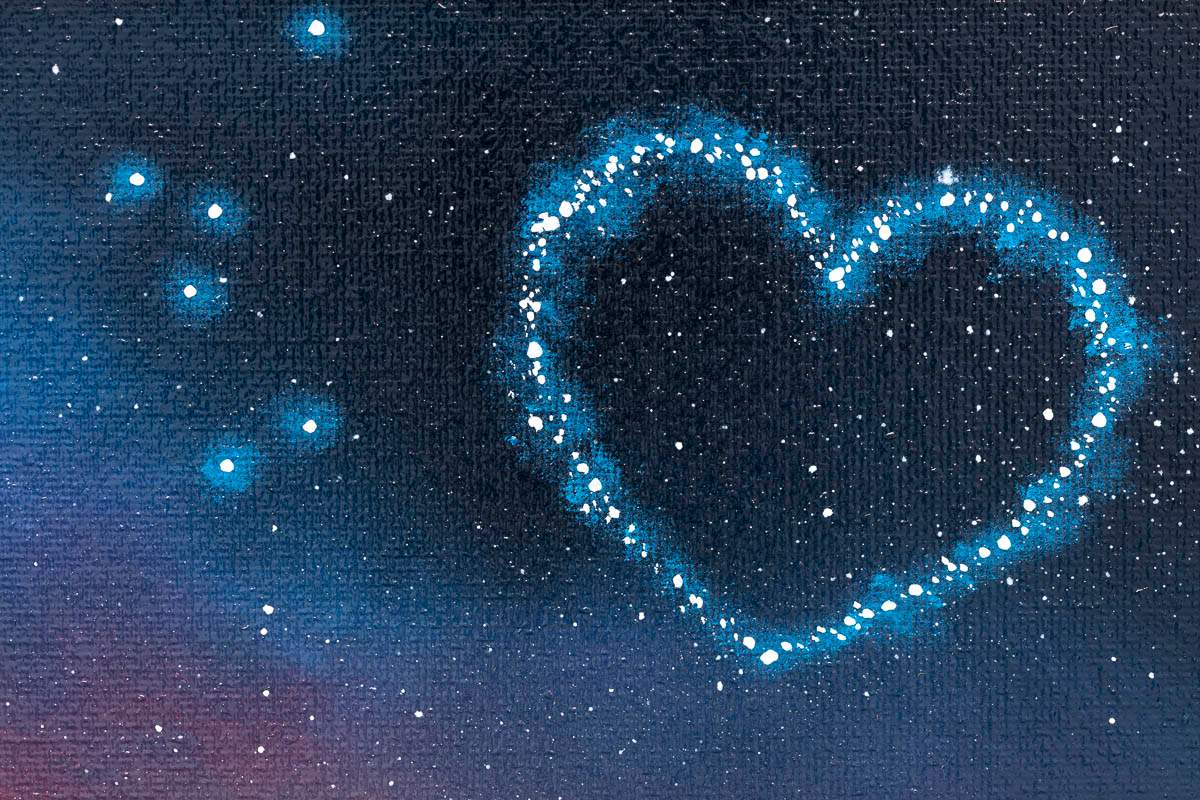 A Love That's Written in the Stars - Edition - SOLD by artist David Renshaw - Wyecliffe Galleries