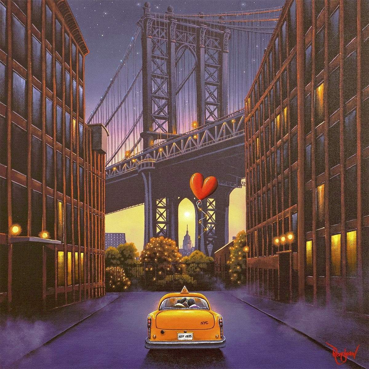 A New York Fairytale - SOLD by artist David Renshaw - Wyecliffe Galleries
