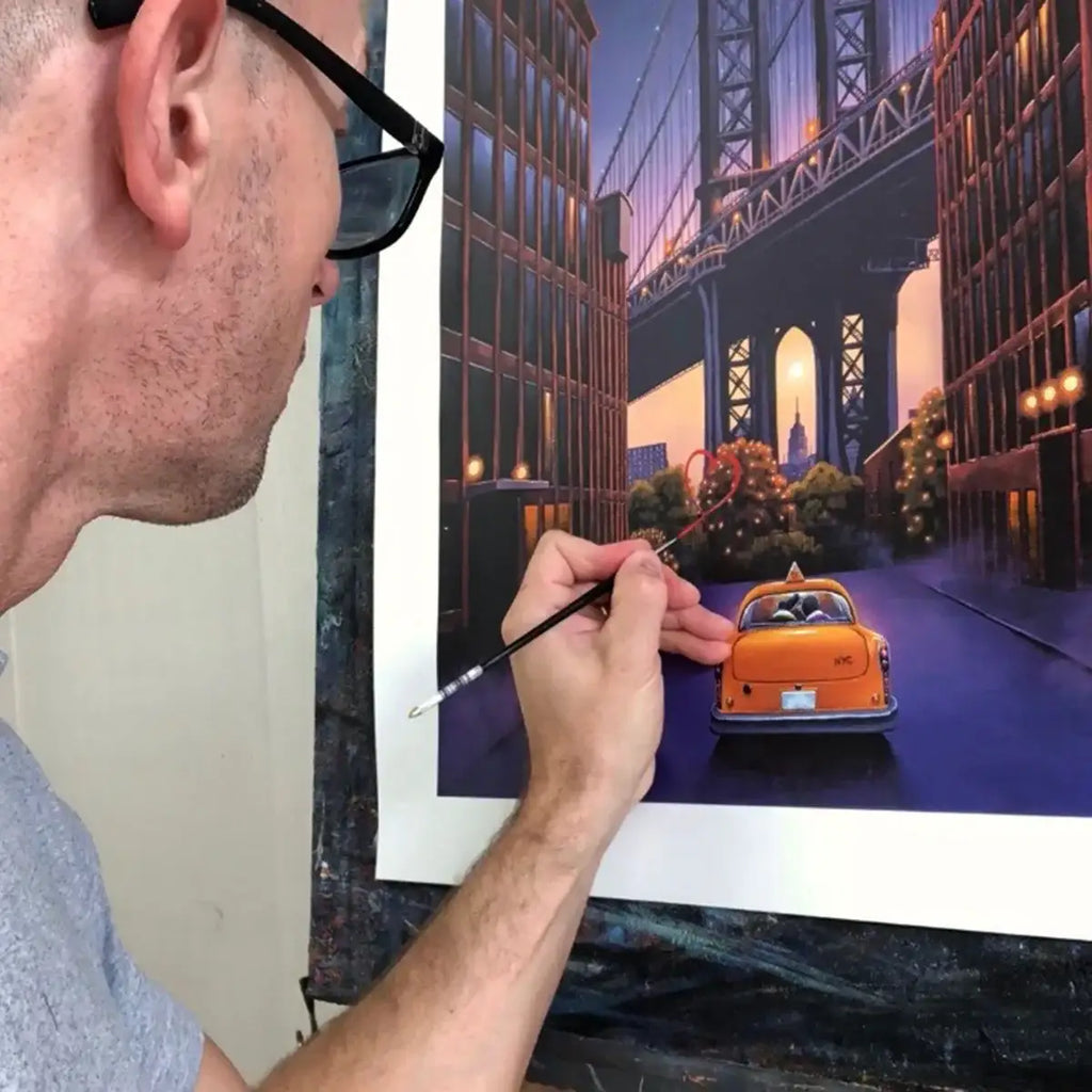 A New York Fairytale - SOLD by artist David Renshaw - Wyecliffe Galleries