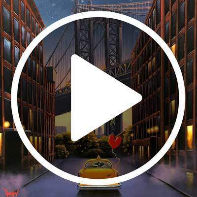 A New York Fairytale - SOLD by artist David Renshaw - Wyecliffe Galleries