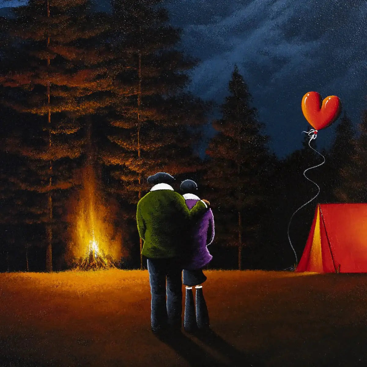 A Night Like This - Original - SOLD by artist David Renshaw - Wyecliffe Galleries