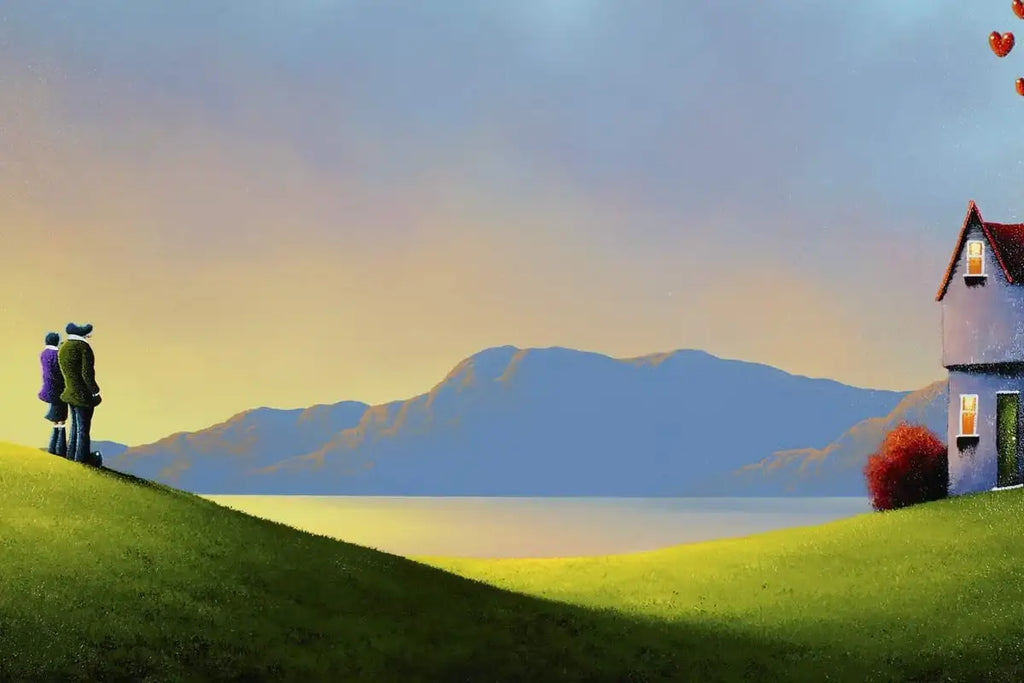 A Peaceful Place - SOLD by artist David Renshaw - Wyecliffe Galleries