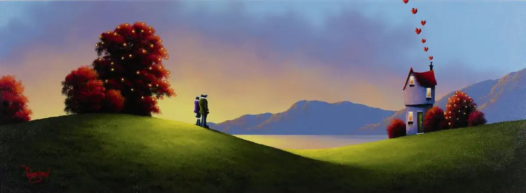 A Peaceful Place - SOLD by artist David Renshaw - Wyecliffe Galleries