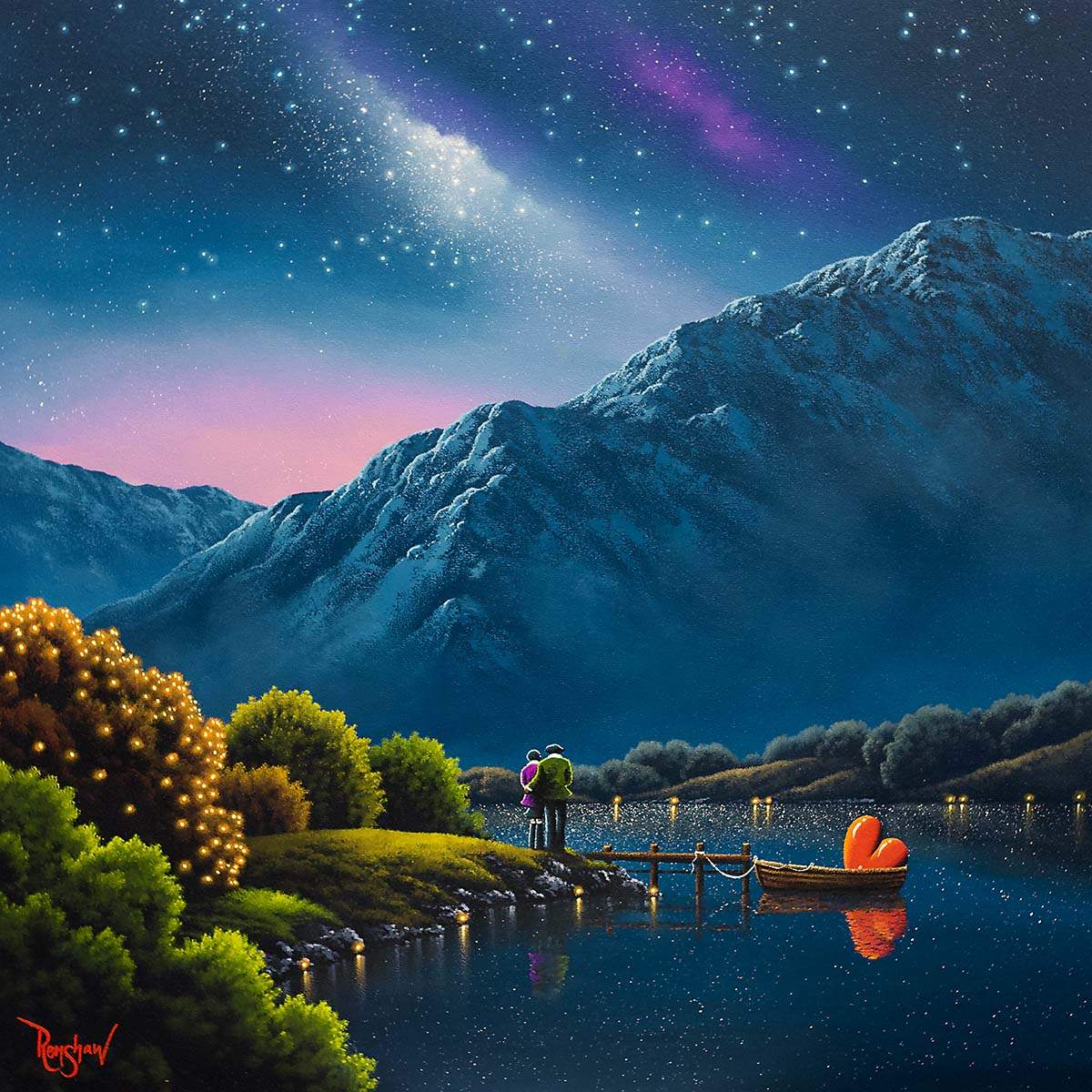 A Perfect Moment - Original SOLD by artist David Renshaw - Wyecliffe Galleries