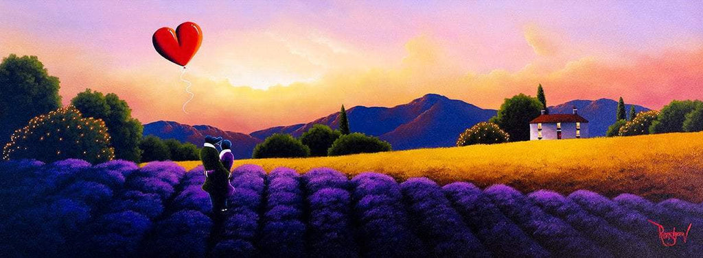 A Private Stroll - Original - SOLD by artist David Renshaw - Wyecliffe Galleries