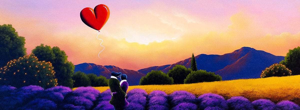 A Private Stroll - Original - SOLD by artist David Renshaw - Wyecliffe Galleries