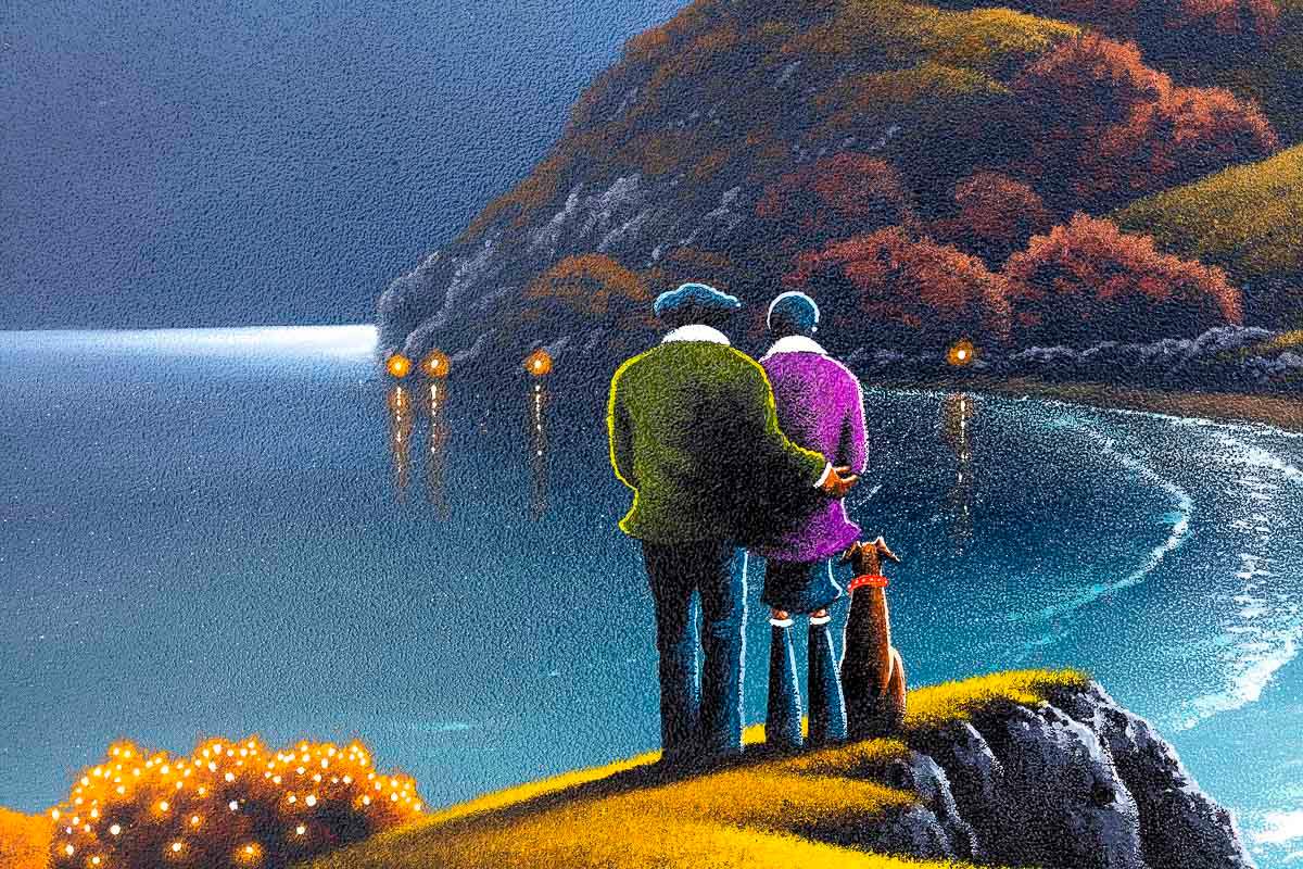 A Reflection of Family Love - Original - SOLD by artist David Renshaw - Wyecliffe Galleries