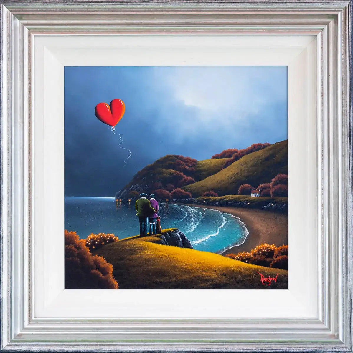 A Reflection of Family Love - Original - SOLD by artist David Renshaw - Wyecliffe Galleries