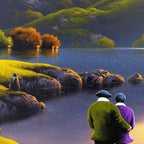 A Special Kind of Love - Original - SOLD by artist David Renshaw - Wyecliffe Galleries