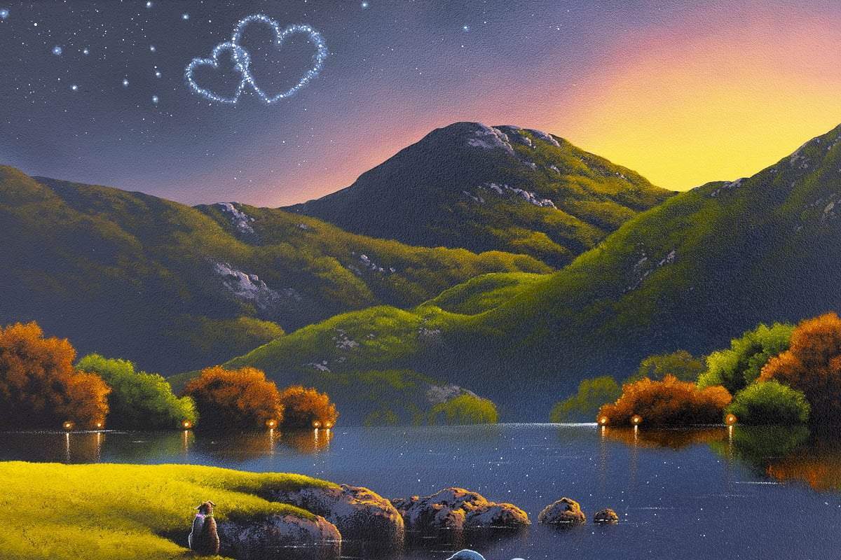 A Special Kind of Love - Original - SOLD by artist David Renshaw - Wyecliffe Galleries