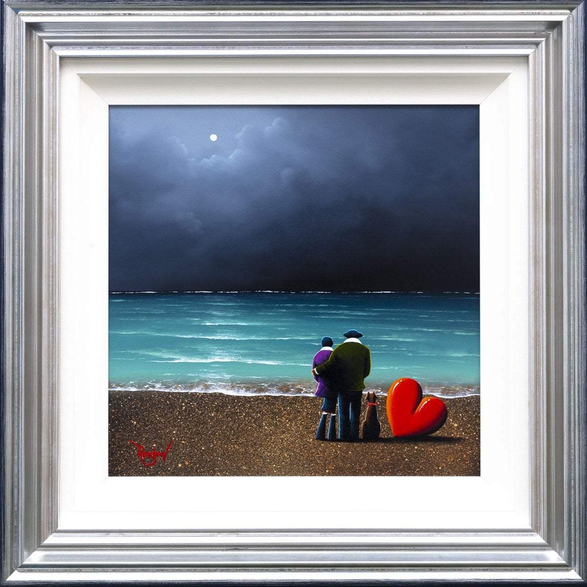 A Stormy Paradise - Original - SOLD by artist David Renshaw - Wyecliffe Galleries