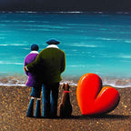 A Stormy Paradise - Original - SOLD by artist David Renshaw - Wyecliffe Galleries