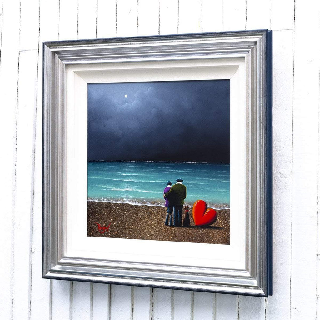 A Stormy Paradise - Original - SOLD by artist David Renshaw - Wyecliffe Galleries
