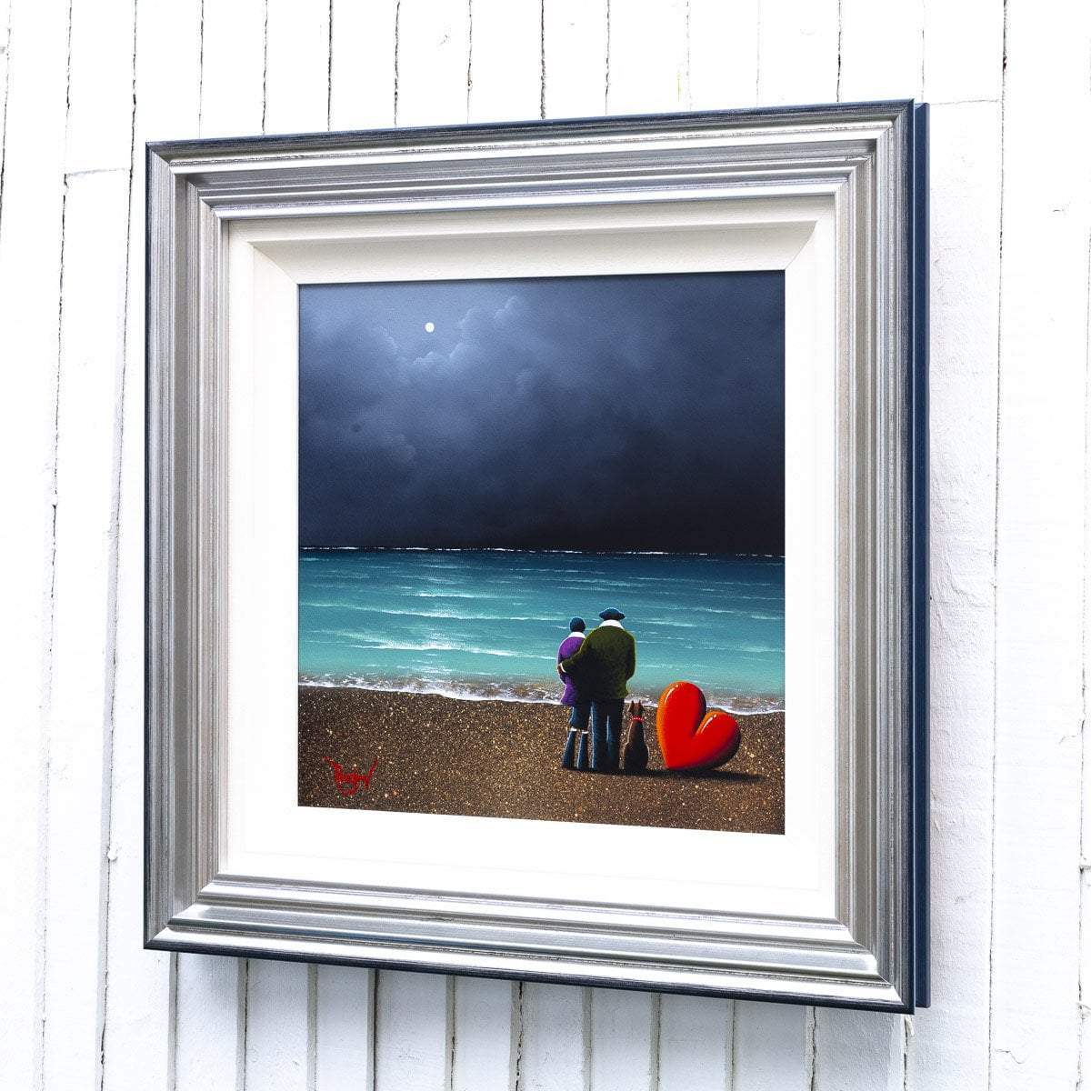 A Stormy Paradise - Original - SOLD by artist David Renshaw - Wyecliffe Galleries