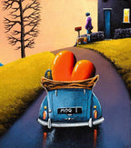 A Super Moon - Original - SOLD by artist David Renshaw - Wyecliffe Galleries