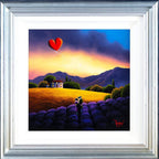 A Violet Romance - Original - SOLD by artist David Renshaw - Wyecliffe Galleries