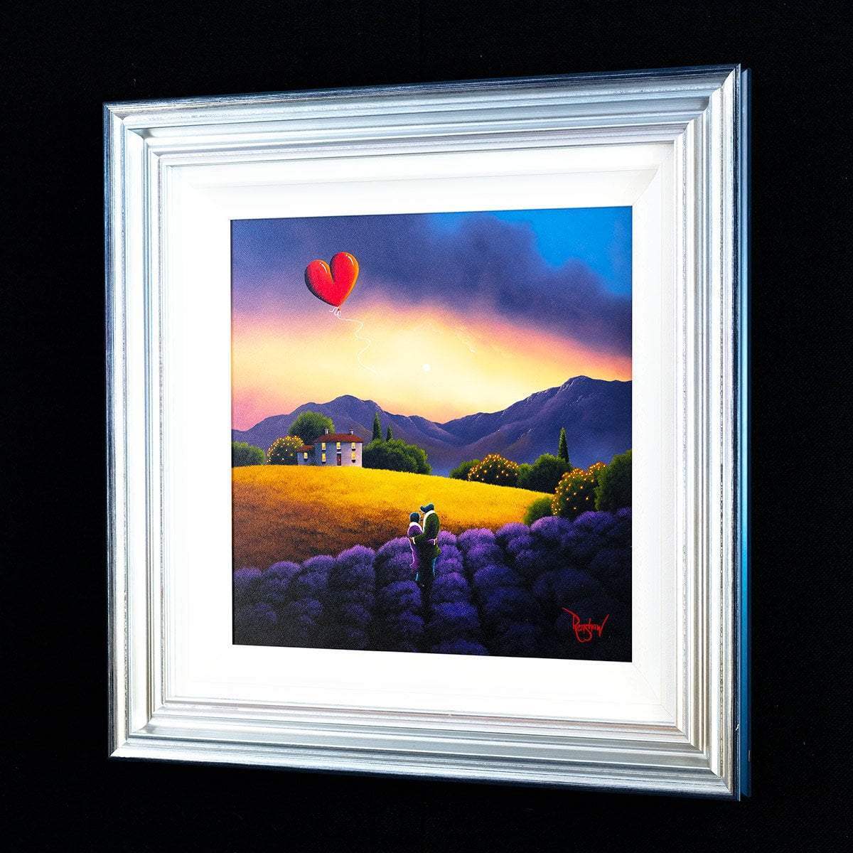 A Violet Romance - Original - SOLD by artist David Renshaw - Wyecliffe Galleries