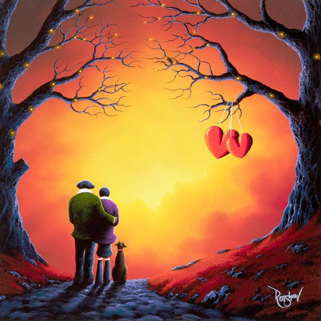 A Walk In Love - SOLD by artist David Renshaw - Wyecliffe Galleries