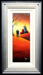 A Walk Into the Sunset - SOLD by artist David Renshaw - Wyecliffe Galleries
