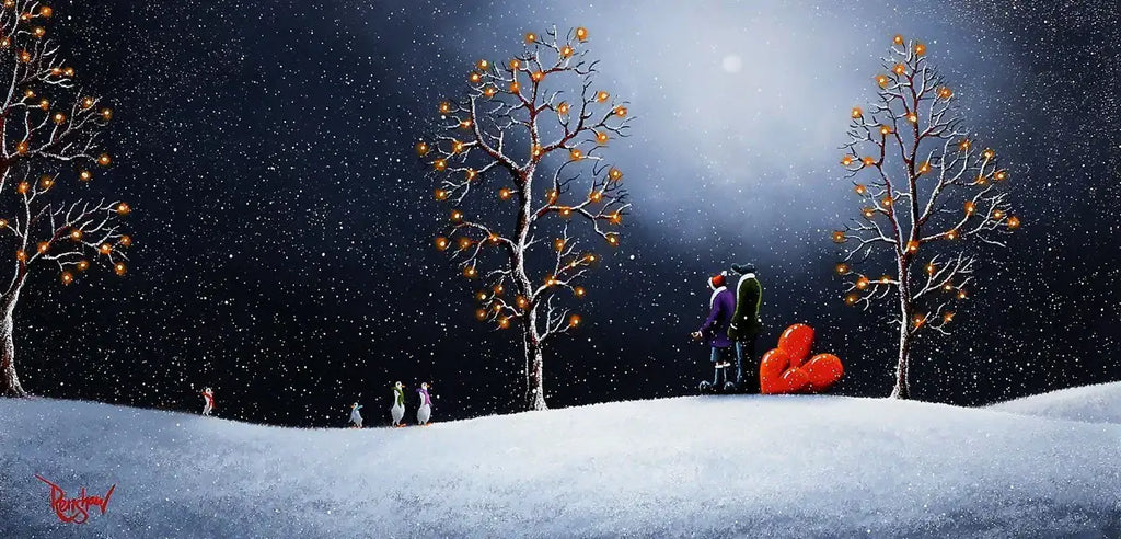 A Winters Tale - SOLD by artist David Renshaw - Wyecliffe Galleries