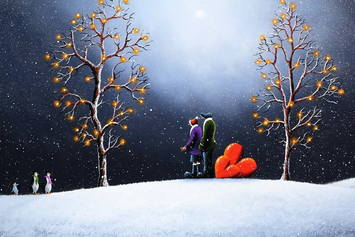 A Winters Tale - SOLD by artist David Renshaw - Wyecliffe Galleries
