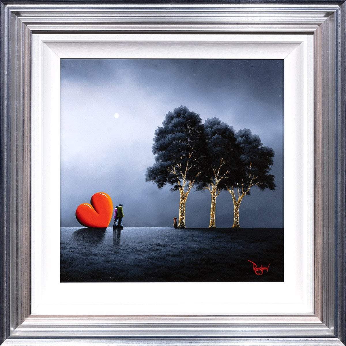 A Winters Walk - Original - SOLD by artist David Renshaw - Wyecliffe Galleries