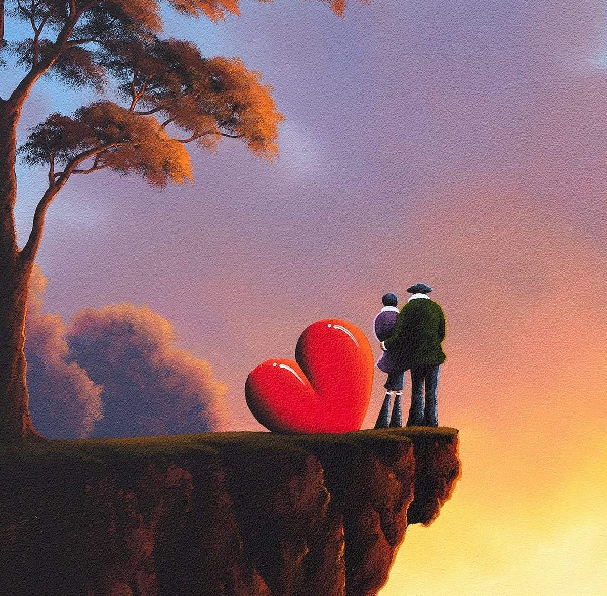 Above The Clouds - Original - SOLD by artist David Renshaw - Wyecliffe Galleries