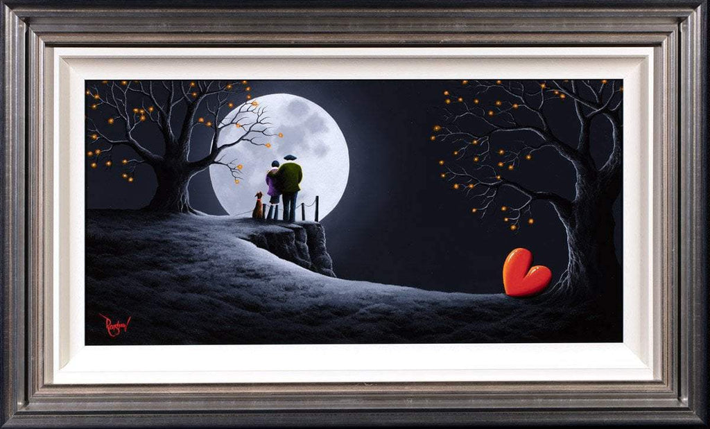 After Dark Lovers - Original - SOLD by artist David Renshaw - Wyecliffe Galleries