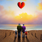 Against The Tide - SOLD by artist David Renshaw - Wyecliffe Galleries