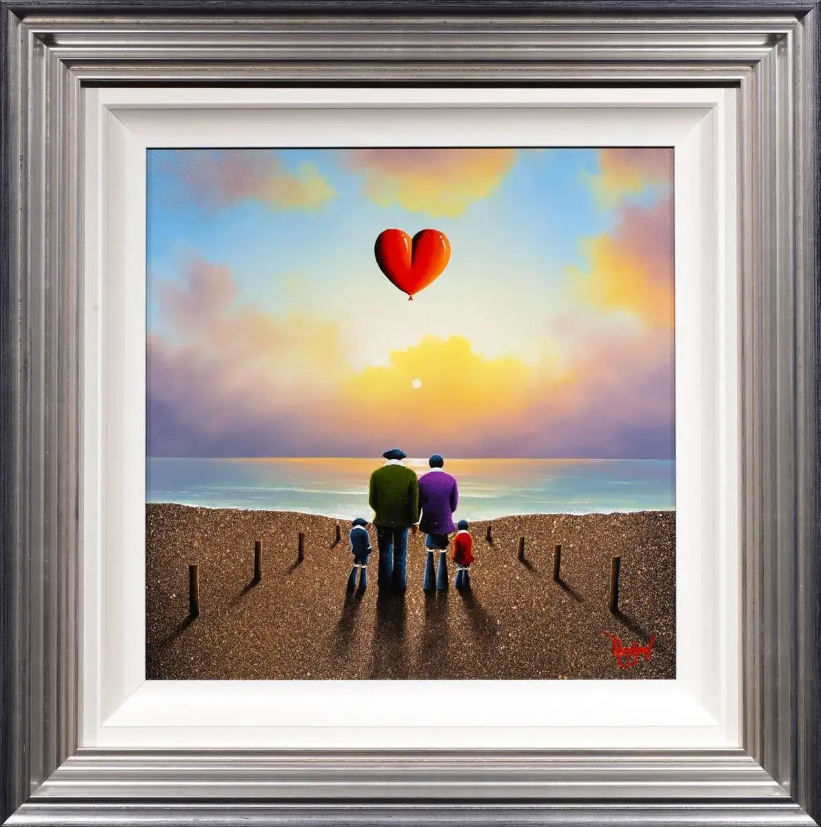 Against The Tide - SOLD by artist David Renshaw - Wyecliffe Galleries