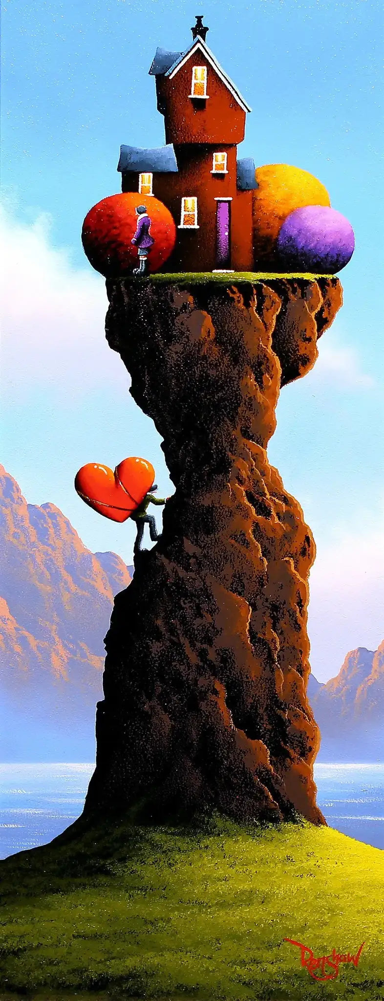 Ain't No Mountain High Enough - SOLD by artist David Renshaw - Wyecliffe Galleries