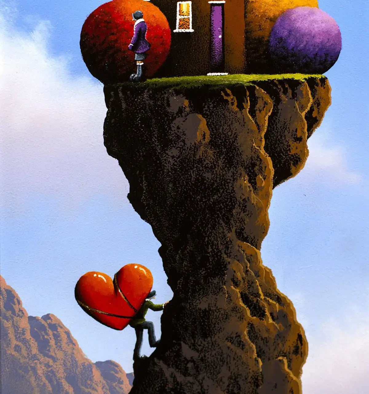 Ain't No Mountain High Enough - SOLD by artist David Renshaw - Wyecliffe Galleries