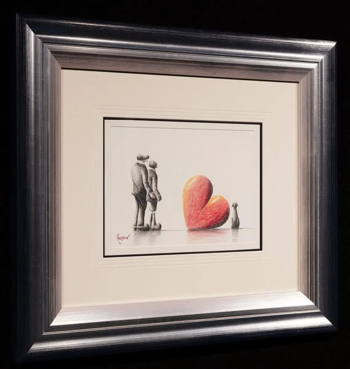 All I Need - Original Pencil Sketch - SOLD by artist David Renshaw - Wyecliffe Galleries