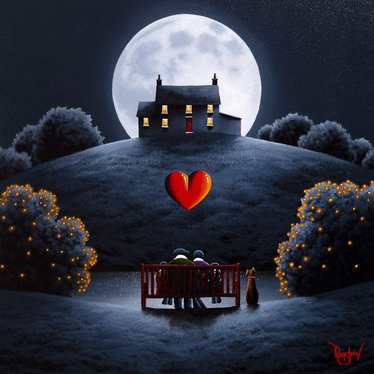 All Together - Original - SOLD by artist David Renshaw - Wyecliffe Galleries