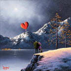 Alpine Antics - SOLD by artist David Renshaw - Wyecliffe Galleries