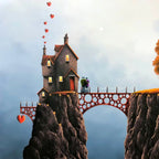 Always Beside Me - Original - SOLD by artist David Renshaw - Wyecliffe Galleries