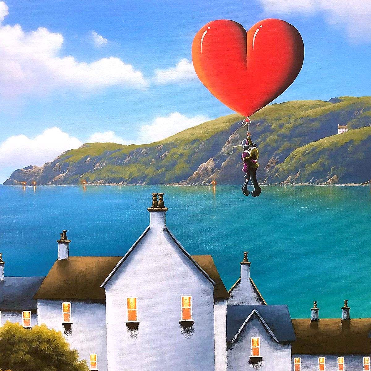 Always Love You - Original - SOLD by artist David Renshaw - Wyecliffe Galleries