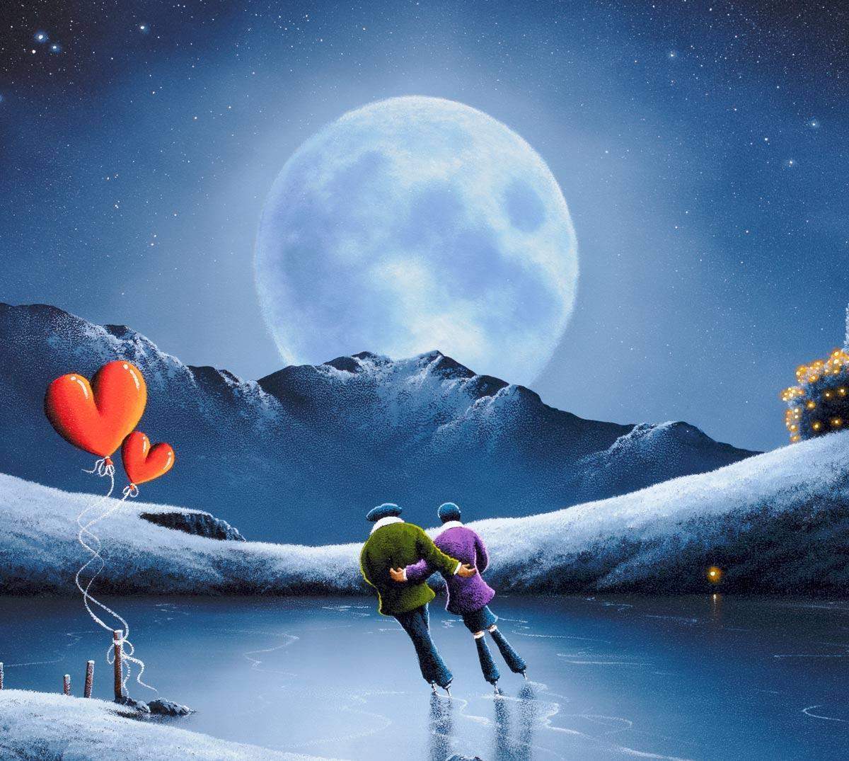Always Together - SOLD by artist David Renshaw - Wyecliffe Galleries