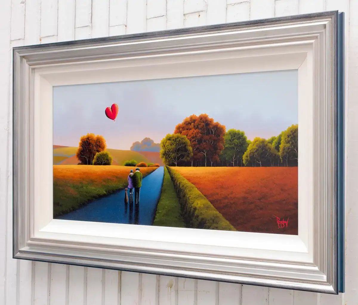 Amber Fields - Original - SOLD by artist David Renshaw - Wyecliffe Galleries