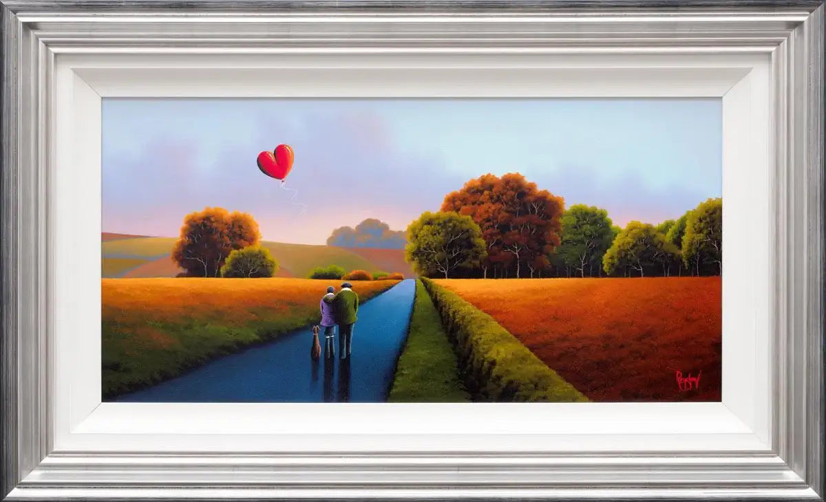 Amber Fields - Original - SOLD by artist David Renshaw - Wyecliffe Galleries
