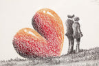 An Everlasting Love - Original Sketch - SOLD by artist David Renshaw - Wyecliffe Galleries
