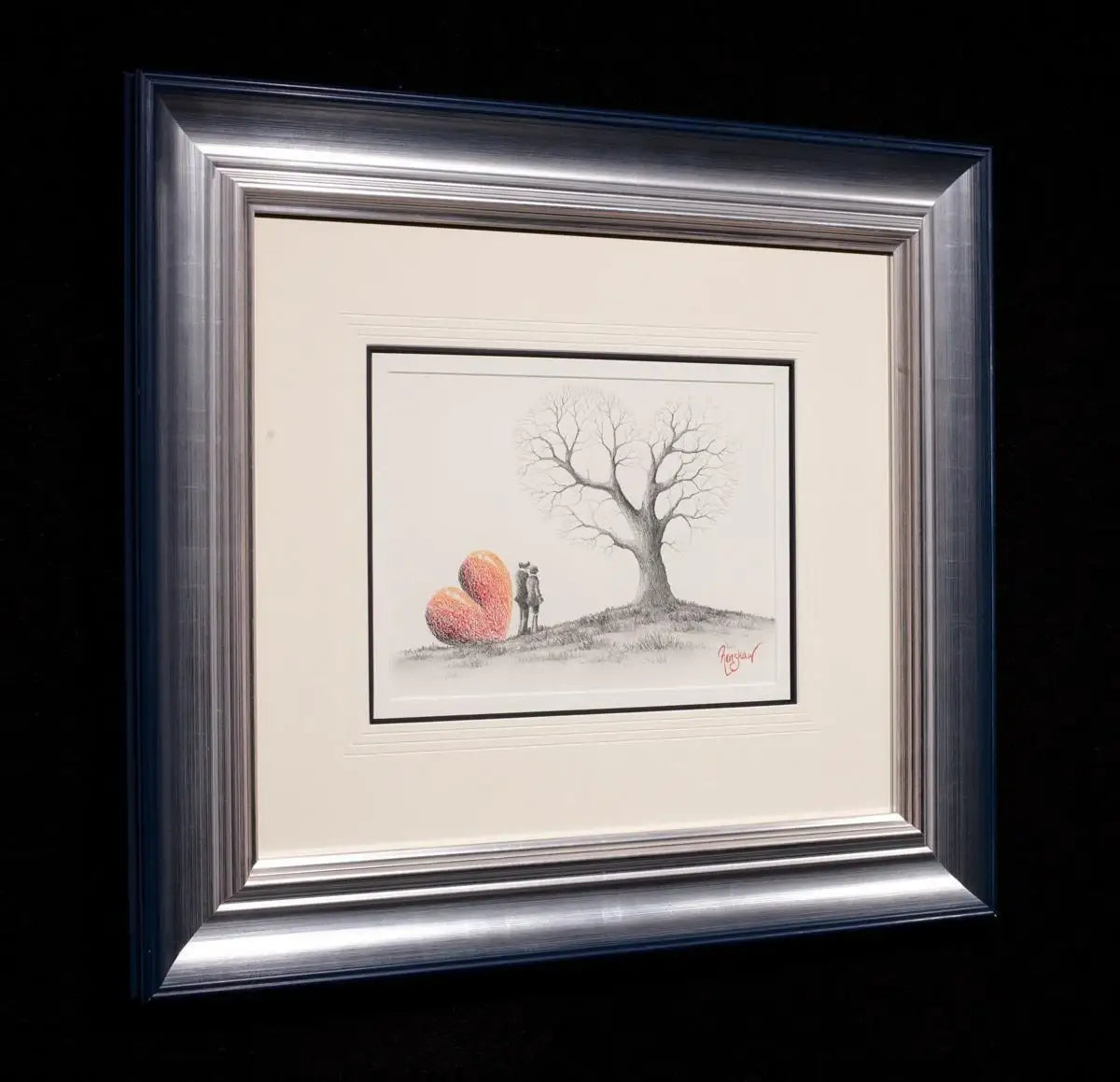 An Everlasting Love - Original Sketch - SOLD by artist David Renshaw - Wyecliffe Galleries
