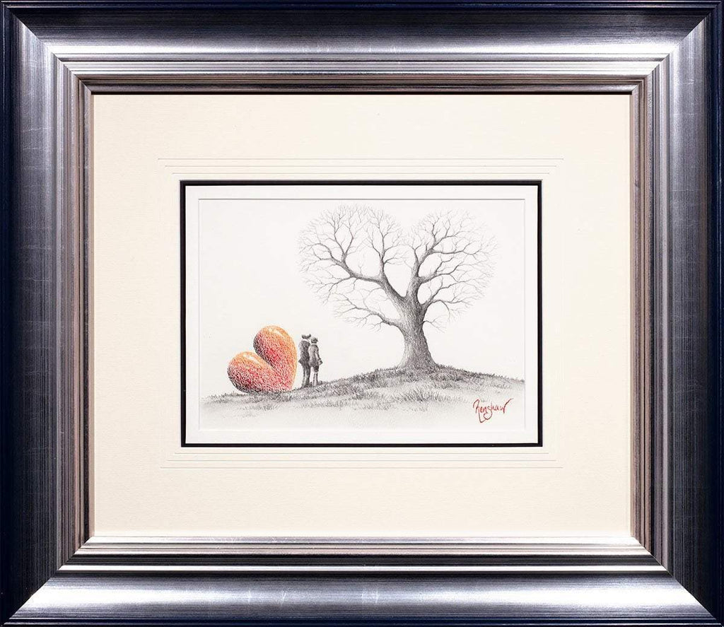 An Everlasting Love - Original Sketch - SOLD by artist David Renshaw - Wyecliffe Galleries