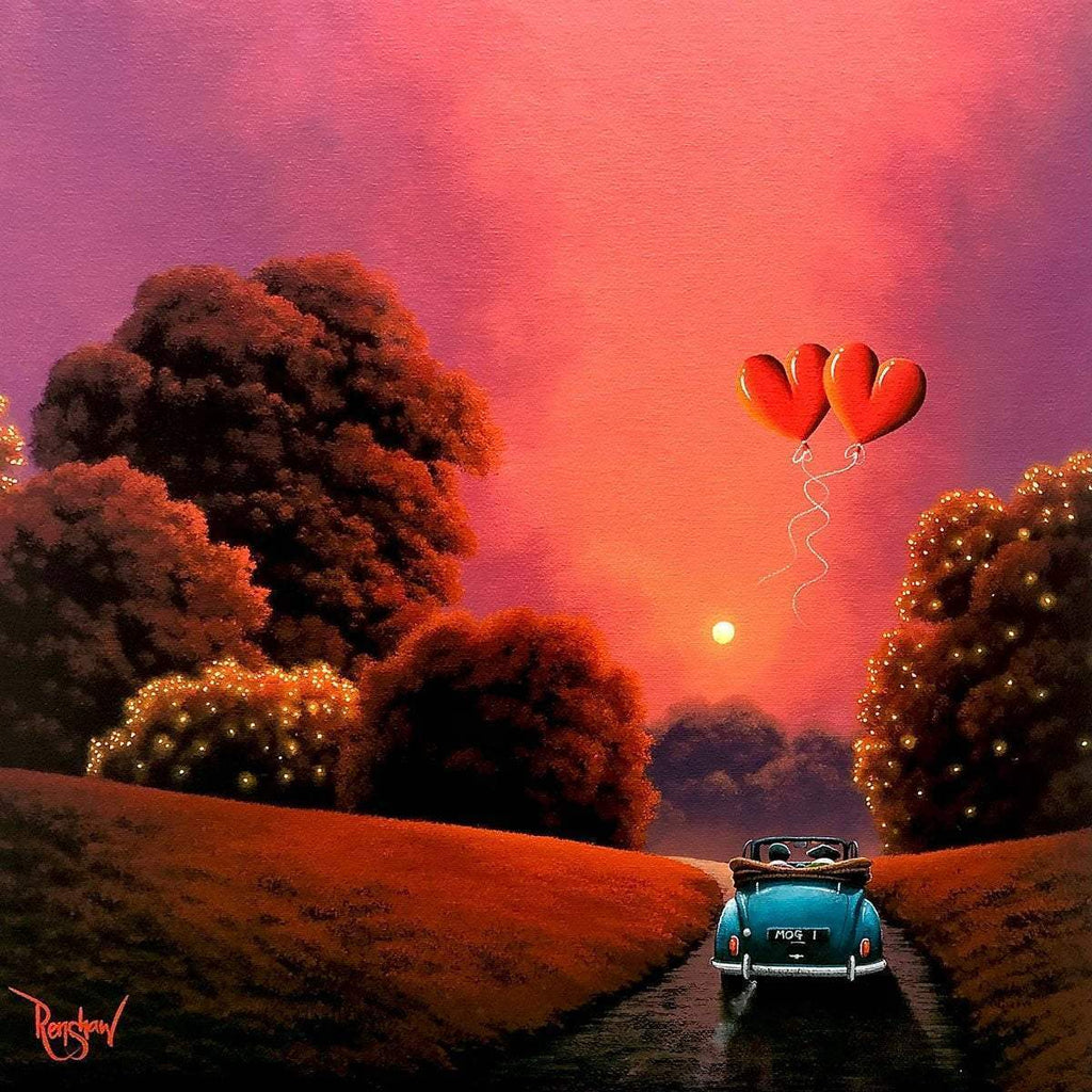 Another Sunset With You - Original - SOLD by artist David Renshaw - Wyecliffe Galleries